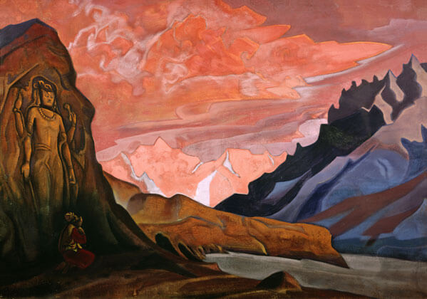 N.K. Roerich. Maitreya der Sieger. 1925. Reihe 